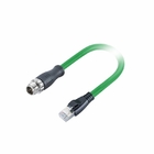M12 X Code 8 Pin Profinet Cable Rj 45 Kabel van de de Stopkat 6a SFTP van 8P8C de Mannelijke