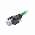 Groene van het het Flardkoord van pvc RJ45 van de het Sluitenschroef 1.5A Cat5e Ethernet het Flardkabel
