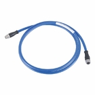 NFPA 130 Industriële Ethernet Kabel 8 Speld X van LSZH Codemannetje aan Vrouwelijke M12 een Code