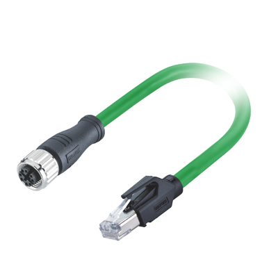 10Gbps M12 aan de Kabel van Rj45 Ethernet